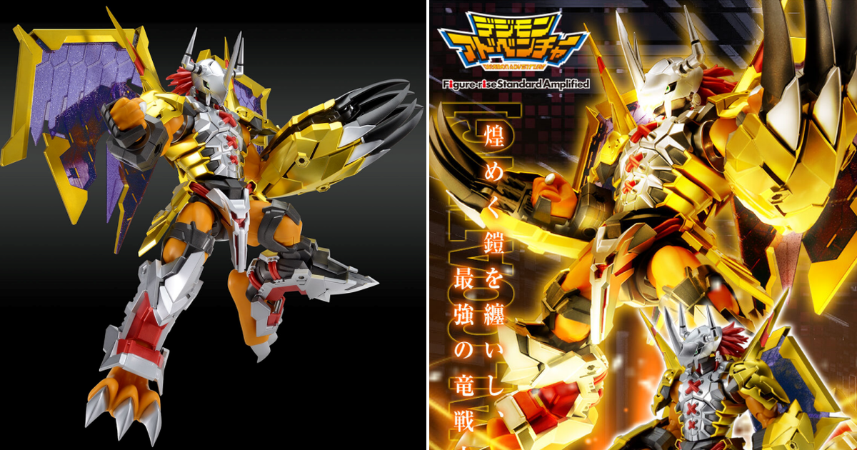 身披閃耀鎧甲的最強龍戰士！Figure-rise Standard Amplified 戰鬥暴龍獸 [特殊鍍膜版] 組裝模型