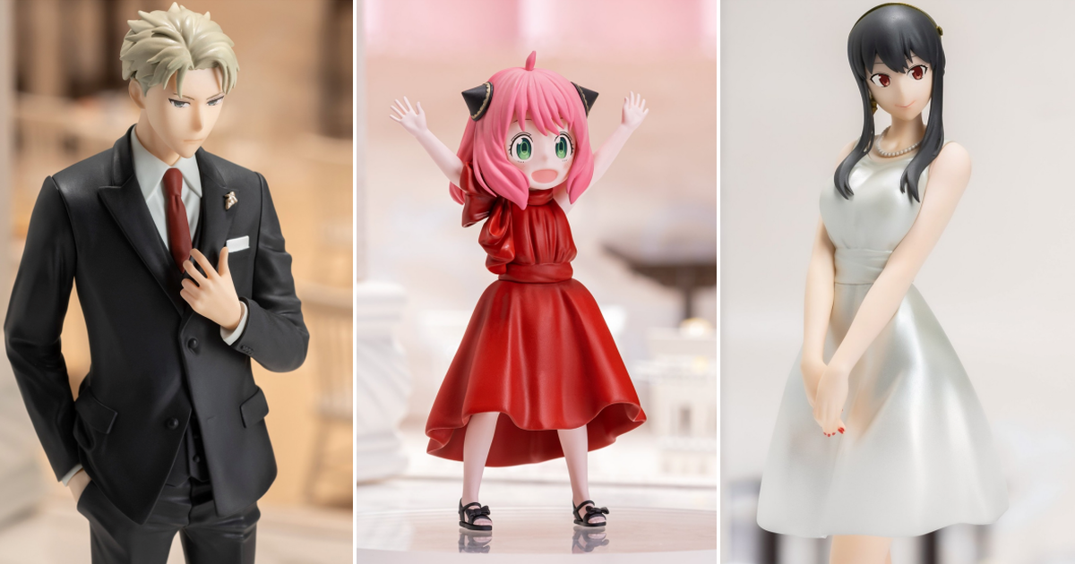 SEGA景品《SPY×FAMILY間諜家家酒》洛伊德、約兒、安妮亞 派對禮服 PM FIGURE