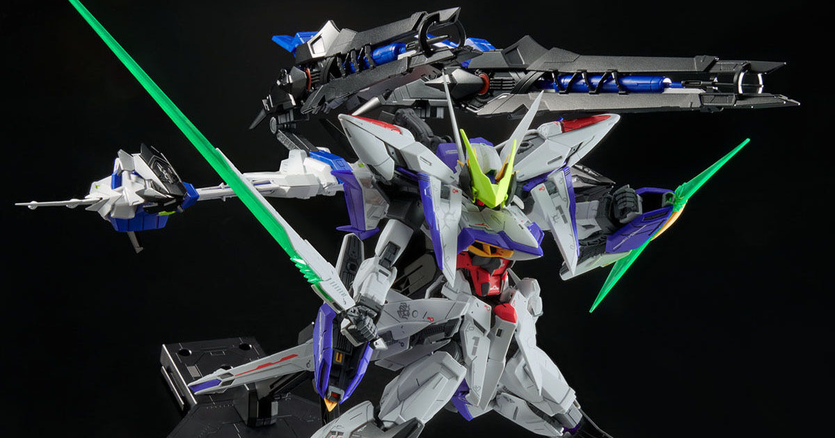 搭載曲射型光束砲強化背包『MG 1/100 星蝕鋼彈 雷神裝備』預計 11 月發售！
