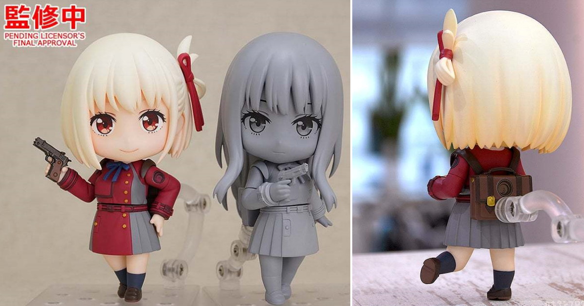 黏土人《Lycoris Recoil 莉可麗絲》錦木千束 經典踢屁屁、愛用手槍可愛登場！