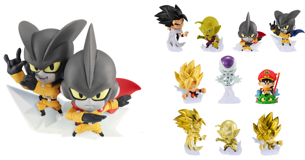 BANDAI CANDY人氣第七彈「七龍珠超戰士7」盒玩 劇場版角色金光閃閃登場～