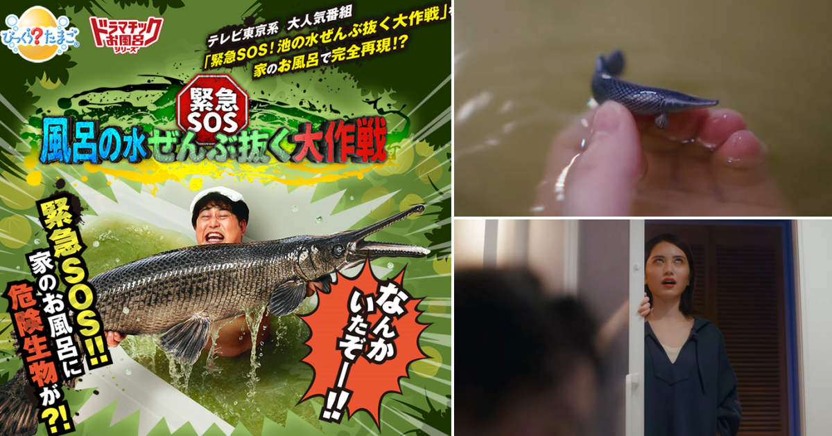 危險生物入侵浴缸！萬代「驚奇蛋 緊急SOS！浴缸水抽光好吃驚」在髒髒池水泡澡、驅逐外來種