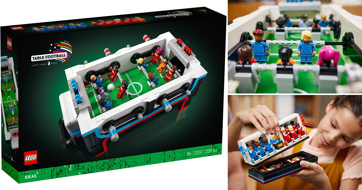 將軍圖 LEGO 21337 Ideas 系列「手足球」Table Football 操控五人球隊