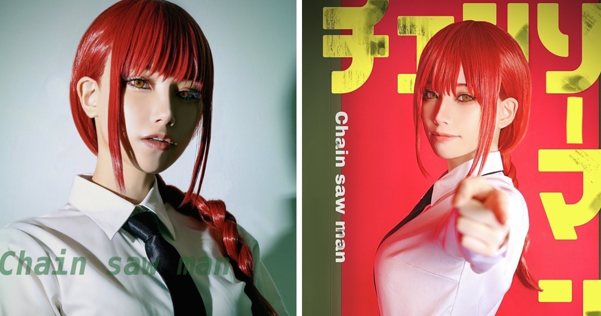 汪汪！偶像歌手あかせ あかりCos《鏈鋸人》真紀真 霸氣神韻征服粉絲