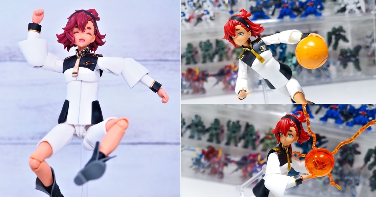 狸貓不只開鋼彈！網友開箱《水星的魔女》蘇萊塔FRS組裝模型讚 : 原來是運動好手