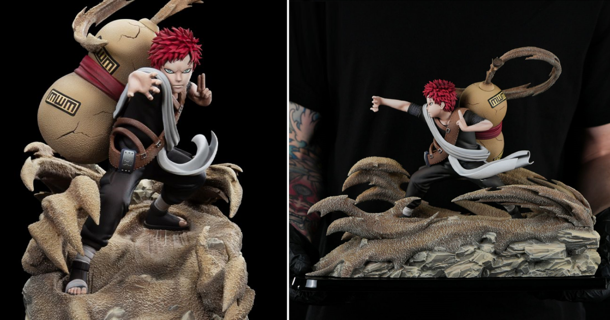 Tsume-Art IKIGAI 系列《火影忍者疾風傳》我愛羅 1/6比例模型 初次展現砂瀑送葬的震撼場景！