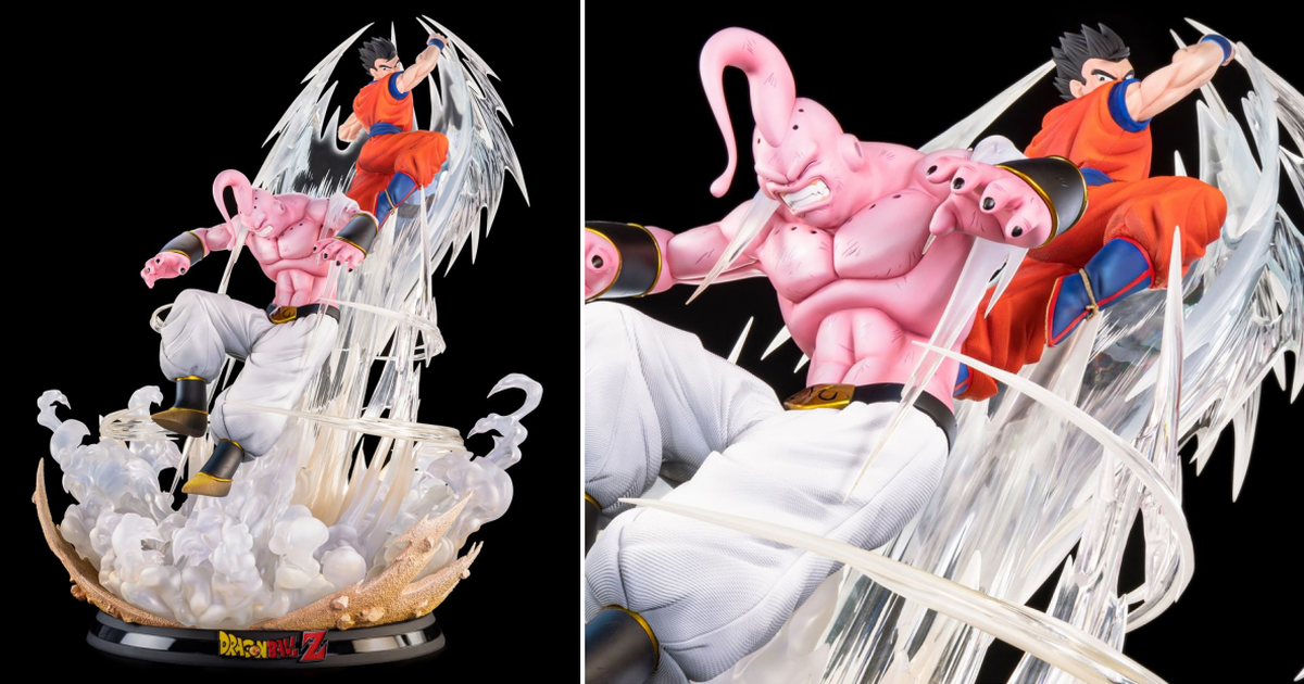 悟飯的高光時刻！Tsume-Art HQS《七龍珠Z》究極悟飯 vs.魔人普烏 1/6 比例場景雕像