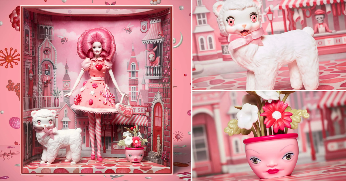 MATTEL《MARK RYDEN × 芭比娃娃》Pink Pop Barbie 進入超現實的粉紅色魔境！