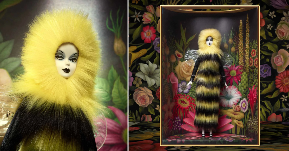 MATTEL《MARK RYDEN × 芭比娃娃》Barbie Bee 穿著蜜蜂皮草的神秘女王蜂降臨！