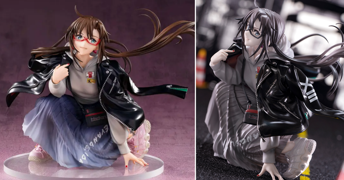 HOBBY MAX米山舞插畫「真希波 Ver.RADIO EVA  Part.2」1/7比例模型 精美的FILA穿搭風格！
