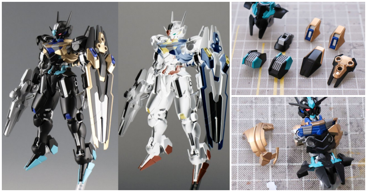 效果超群的創意展現！巧手推主用「負片塗裝」改造《水星的魔女》風靈鋼彈鋼普拉