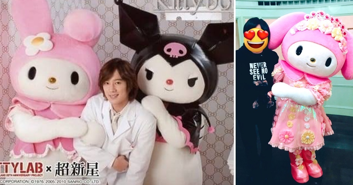 日網友談起三麗鷗彩虹樂園 美樂蒂布偶拍照彷彿「強制女友體驗」把你勾緊緊