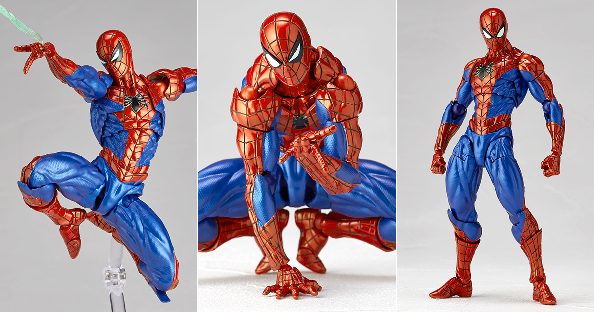 蜘蛛　馬 Amazon.com: KAIYODO AMAZING YAMAGUCHI蜘蛛俠Ver. 2.0,總高度:約6.3