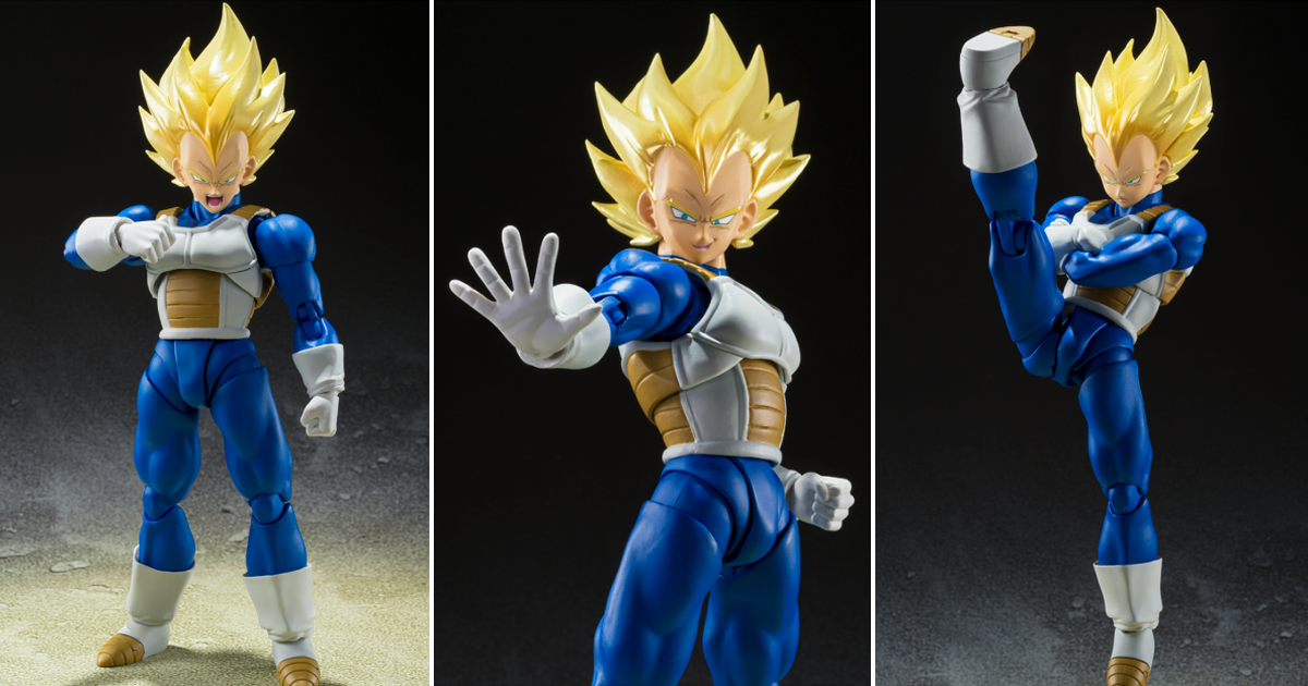 我是速趴貝吉塔！S.H.Figuarts 《七龍珠Z》超級賽亞人貝吉塔 -覺醒超級賽亞人之血- 全新珠光塗裝