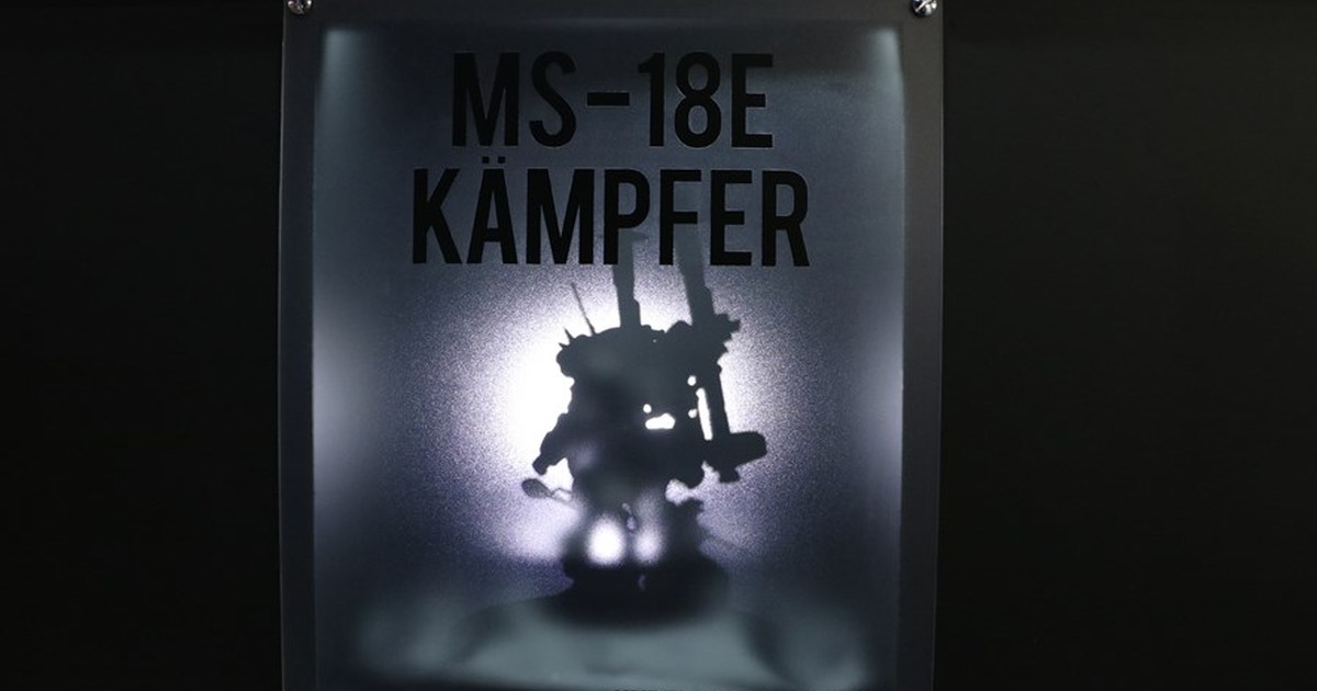 令人期待的非鋼彈系新作『METAL BUILD MS-18E 肯普法』機影現身會場  商品開發中！