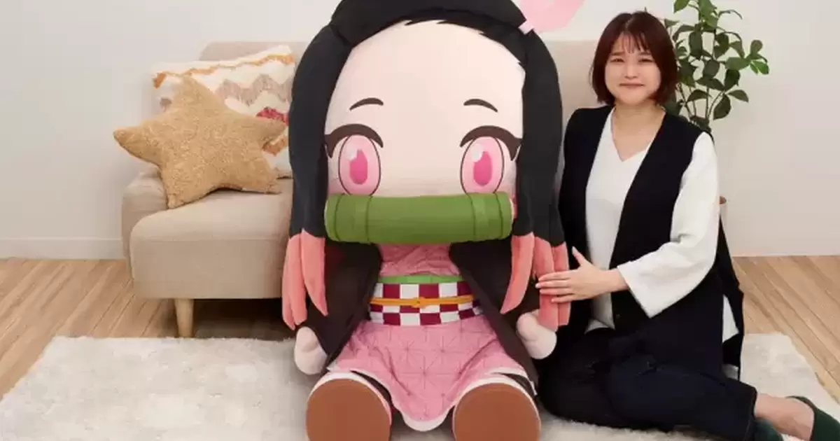 超過一公尺的妹妹！TAITO推出《鬼滅之刃》6款「超特大玩偶」，放在家裡就沒地方走路了？！
