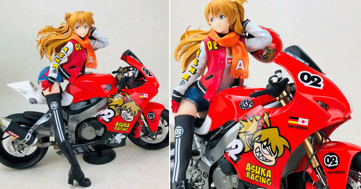 Vispo原型師片桐克洋「1/6 明日香 Racing Ver.FINAL」GK套件【EVA STORE限定販售】