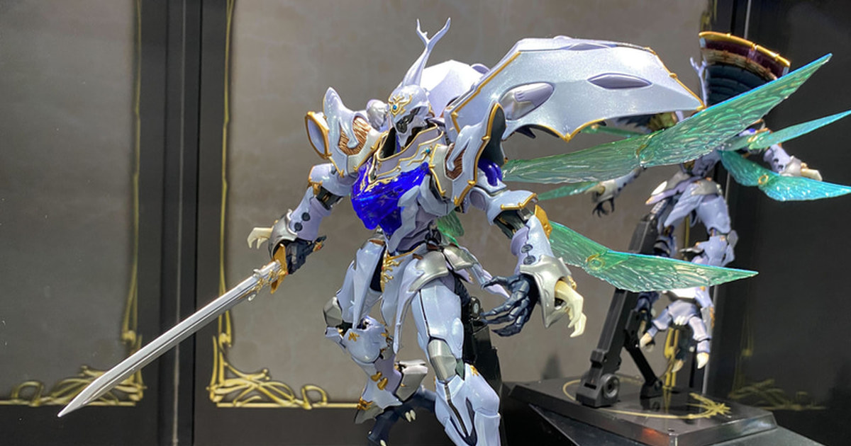 亮麗光澤裝甲與細膩雕紋『METAL BUILD DRAGON SCALE 聖戰士丹拜因 薩拜因』試作品展出！