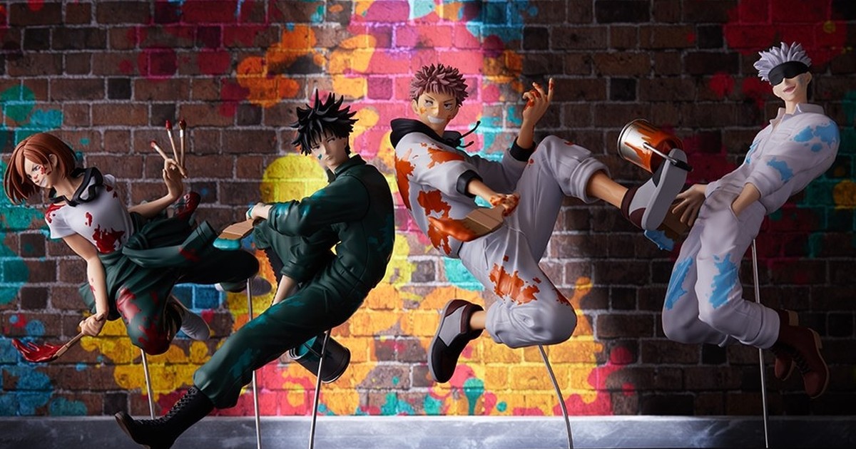 SEGA LUCKY賞「咒術迴戰GRAFFITI×BATTLE Re:」8款潑漆角色模型 繽紛開抽！