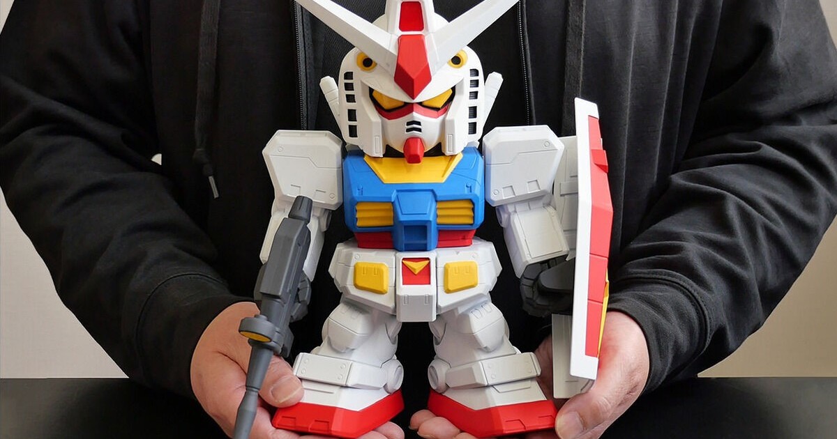 全高 23 公分低頭身造型 PLEX『巨無霸軟膠模型SD RX-78-2鋼彈ーSD鋼彈ー』預計 2023 年 04 月發售！