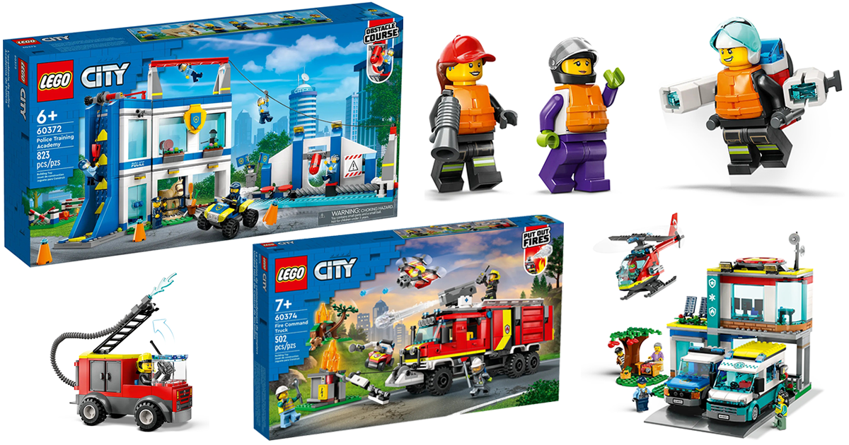 LEGO 60371～60375 シティシリーズ 2023年 警察・消防テーマ新作5種発表！