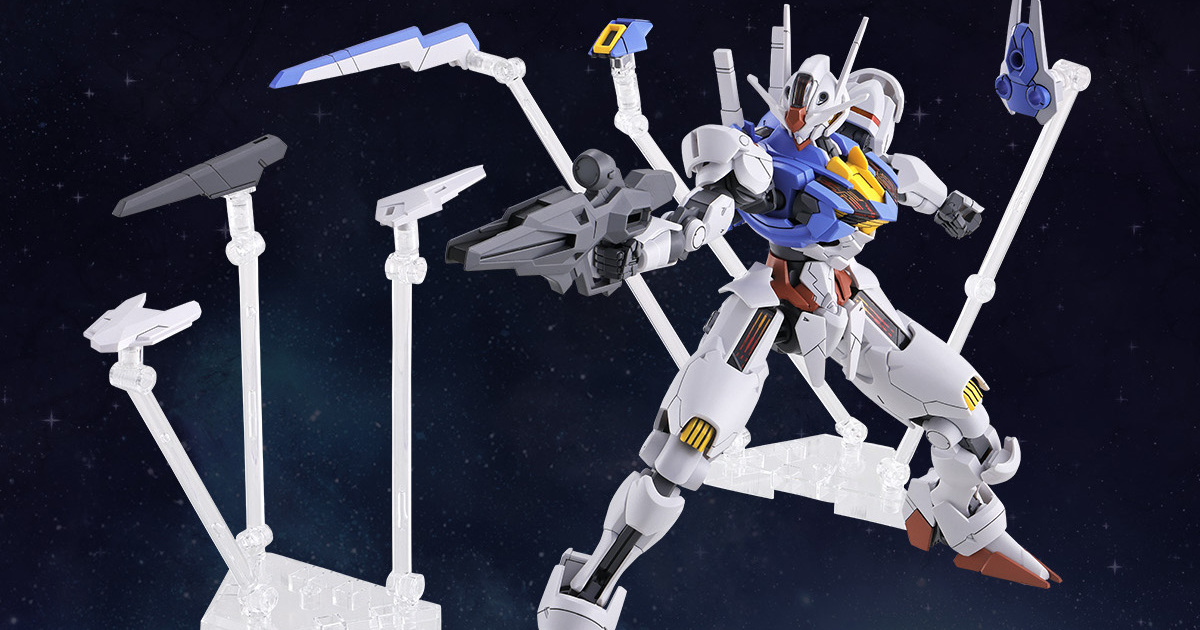 再現 GUND 子機、無人機射出就靠這組『水星的魔女 武裝展示架』可對應 HG 1/144 系列鋼普拉！