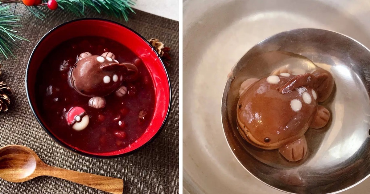 美味食材是你！粉絲製作《寶可夢 朱／紫》「土王」的白玉甜湯 網友 : 好可口的樣子