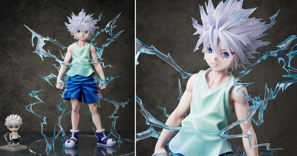 FREEing《HUNTER×HUNTER 獵人》奇犽‧揍敵客 1/4比例模型 神速發動的臨場感！