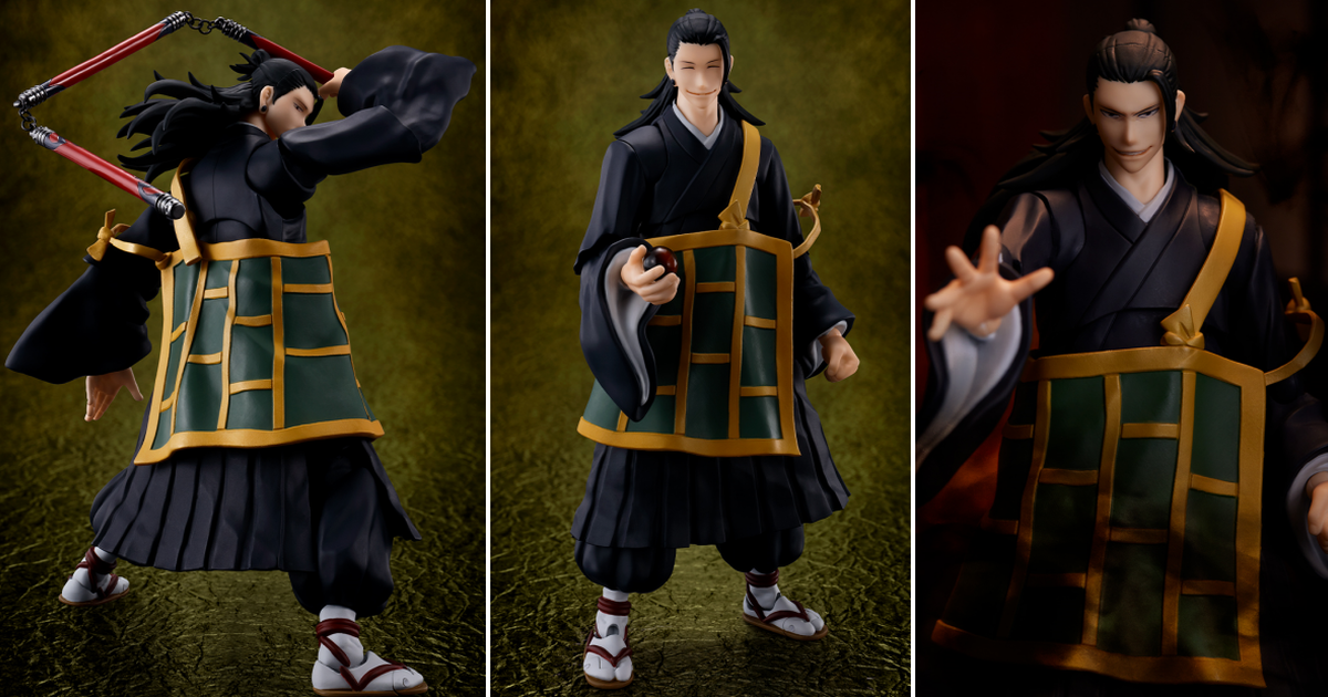 臣服於我～S.H.Figuarts 「夏油傑‐劇場版咒術迴戰0」瞇眼笑容與邪惡壞笑一次收錄！