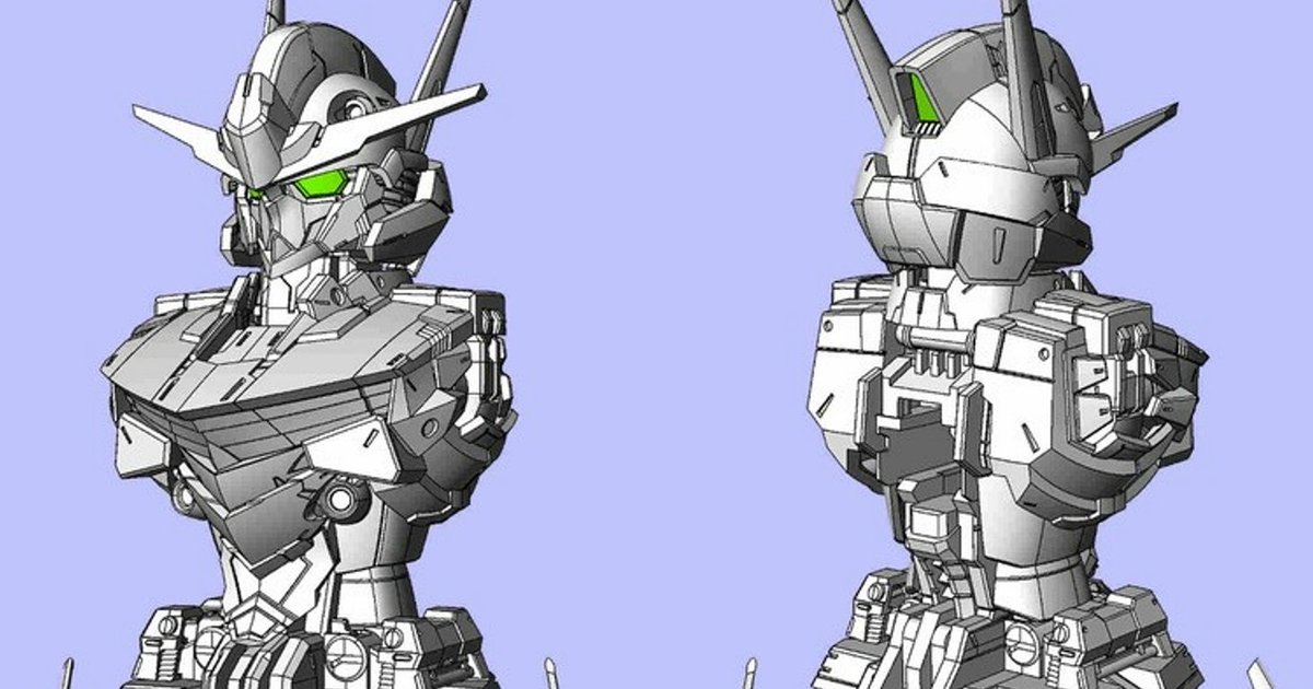 鋼彈胸像轉蛋『MS MECHANICAL BUST』第三彈將推出《水星的魔女》主角機「風靈鋼彈」！