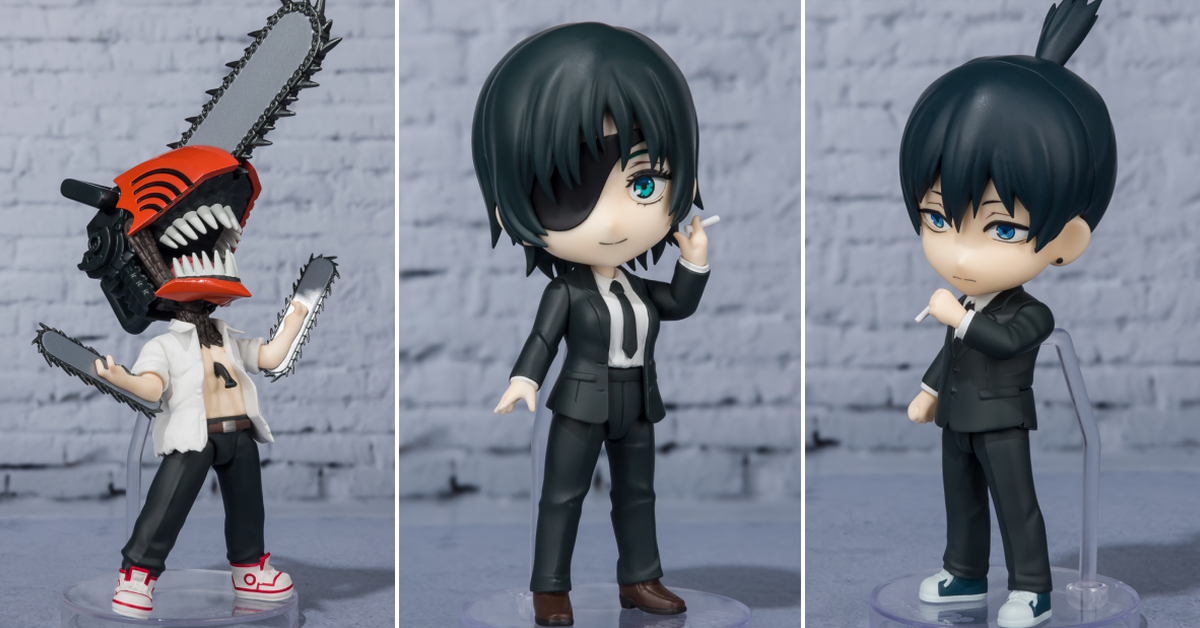 Figuarts mini《鏈鋸人》鏈鋸人、早川秋、姬野前輩 Q版可動人偶 05月發售！