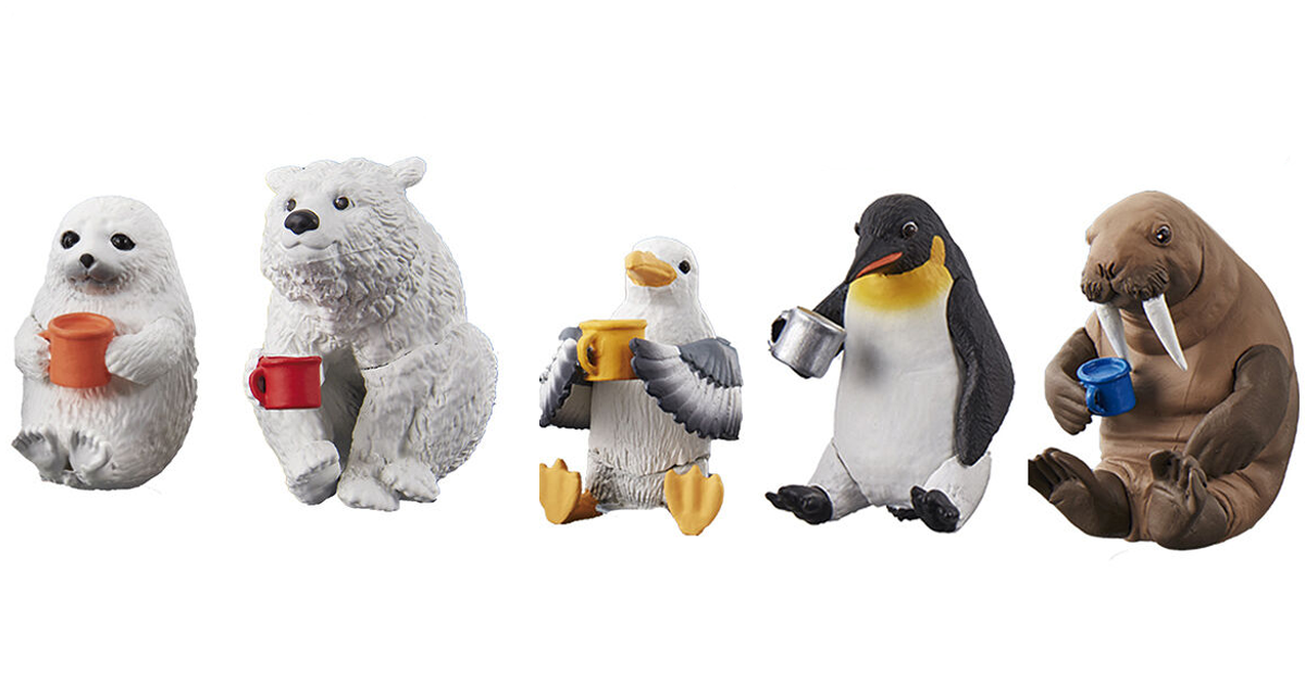 萬代 GASHAPON 轉蛋『動物露營06』即將發售企鵝、北極熊等寒帶動物也來享受露營！
