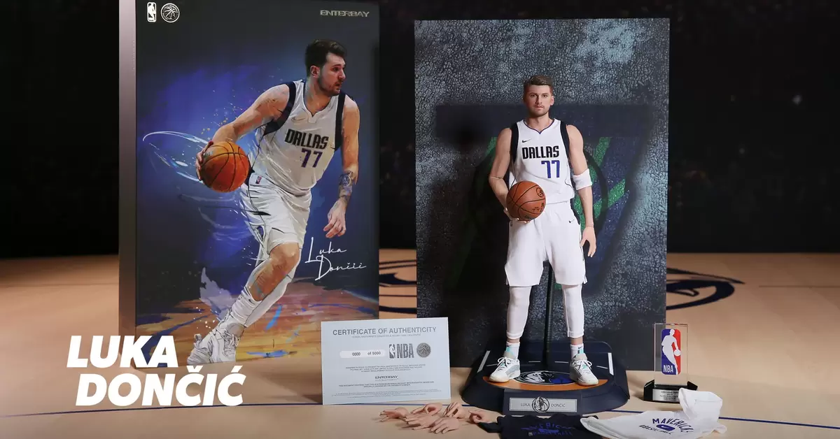ENTERBAY NBA系列 Real Masterpiece 達拉斯獨行俠「Luka Doncic」1/6比例蠟像級可動人偶