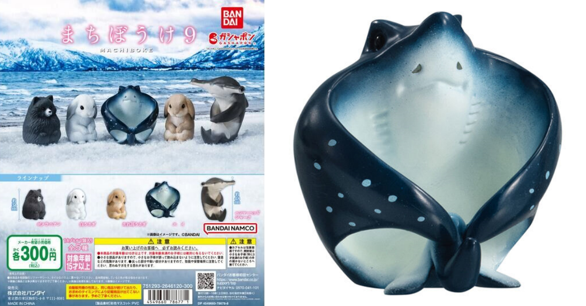 GASHAPON 好評第九彈「等待中的動物9」轉蛋 垂耳兔、魟魚萌萌等著被扭回家～
