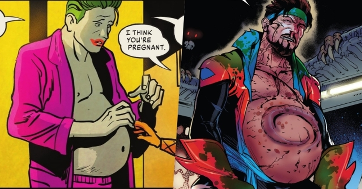 Marvel、DC等美漫兩大家剛好同時都搞「男人懷孕」梗？ 小丑和獨眼龍之父懷孕的真相！