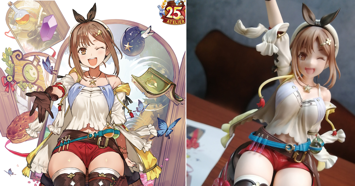 amiami『萊莎 「鍊金工房」系列 25 周年紀念ver. 1/7比例模型』監修中上色試作品公開！
