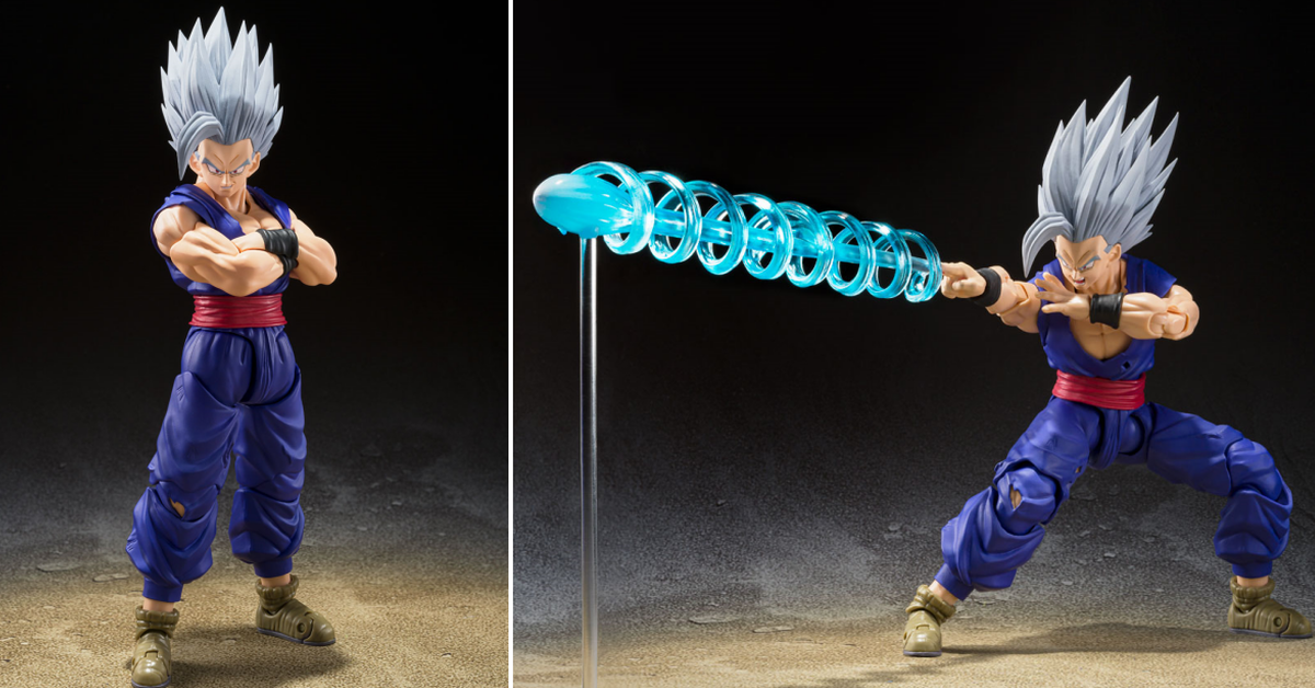 S.H.Figuarts《七龍珠超 超級英雄》野獸悟飯 使出魔貫光殺砲的經典場面再現！