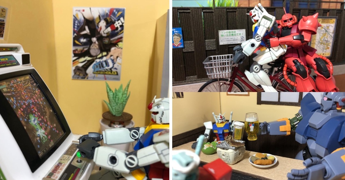 鋼普拉就是這麼自由！ 推主趣味鋼普拉拍攝作品展現生活的百態