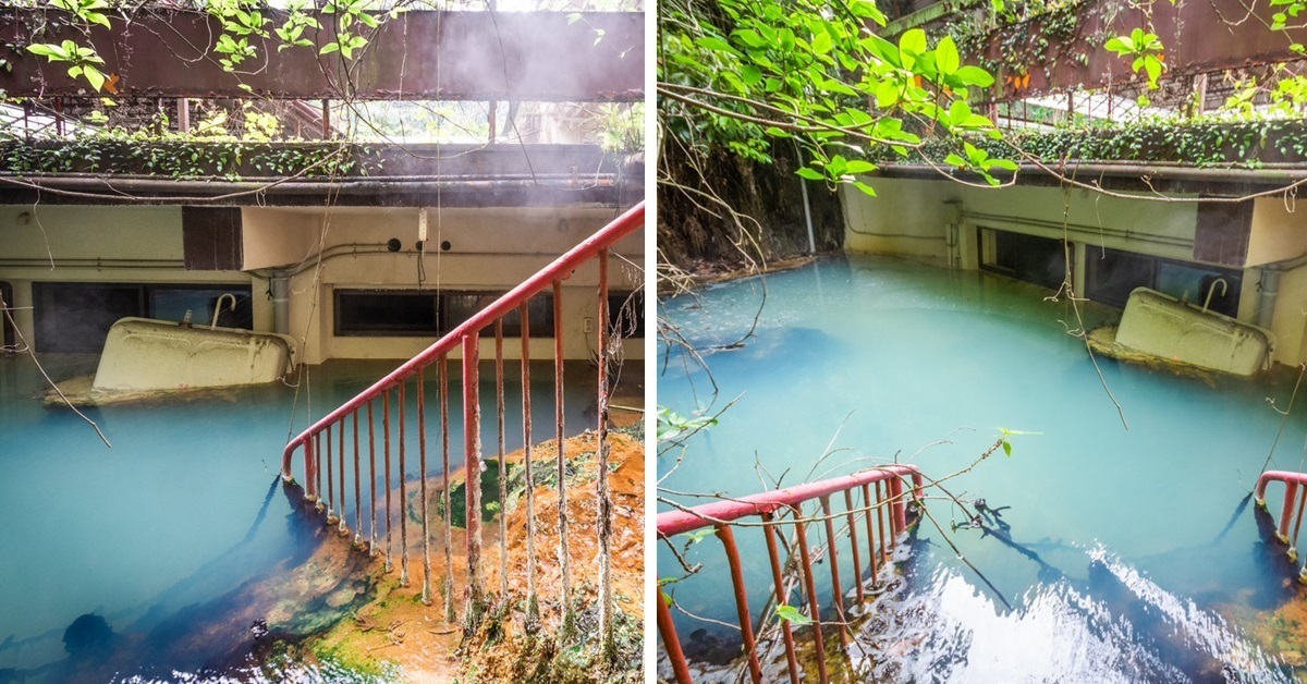 日本廢棄的旅館湧出溫泉的奇觀！ 網友驚呼 : 真實《水星領航員》&《鈴芽之旅》場景