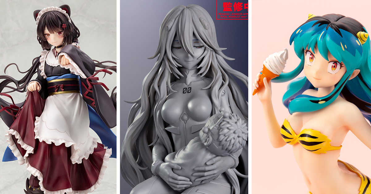 長髮綾波零、戌亥床等最新情報公開！壽屋新作發表會『KOTOBUKIYA COLLECTION 2023［Winter］』角色比例模型篇