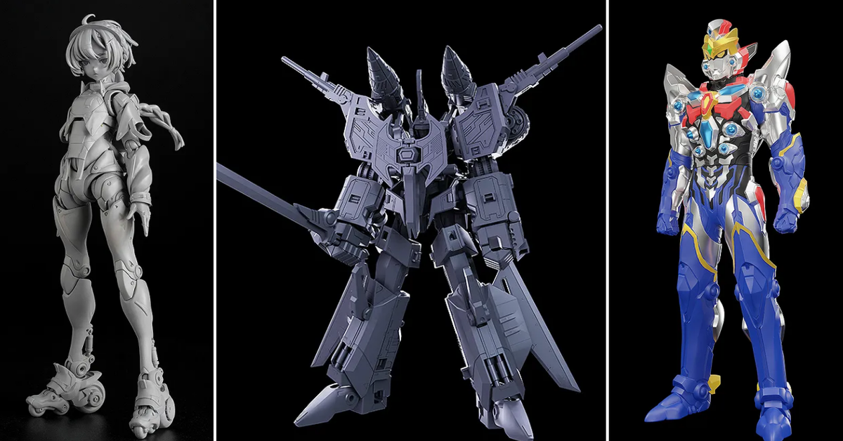 GSC×Max Factory【WonHobby 36】 其他模型篇：THE合體 合體龍帝 龍帝古立特、少女發動機新作發表！