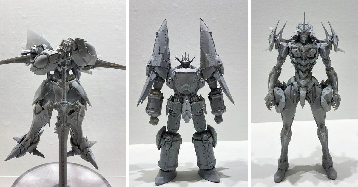 【WF2023冬】CCSTOYS 合金可動模型『鐵魄』系列展出賽巴斯塔（精靈憑依Ver.）、EVA最終號機、鋼巴斯達等新作原型！