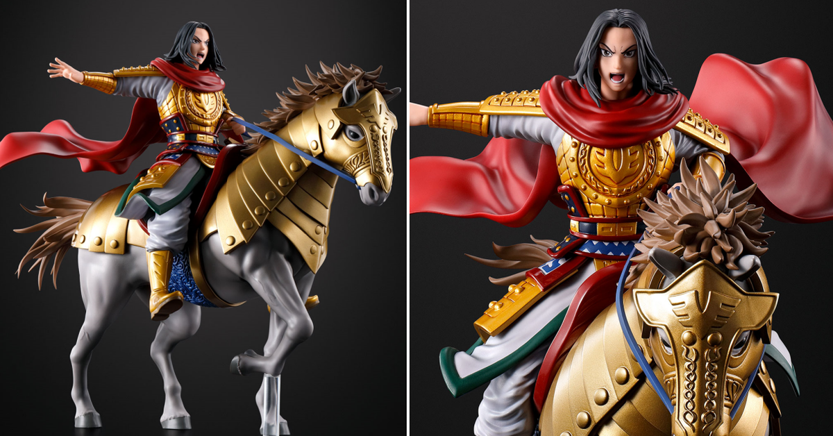 Figuarts-ZERO《王者天下》秦王「嬴政 -出陣-」PVC模型 身穿金黃鎧甲、威風凜凜的王者姿態！