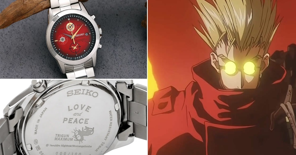 金髮槍神重磅回歸！ SEIKO✕《槍神 TRIGUN》推出聯名限定錶款