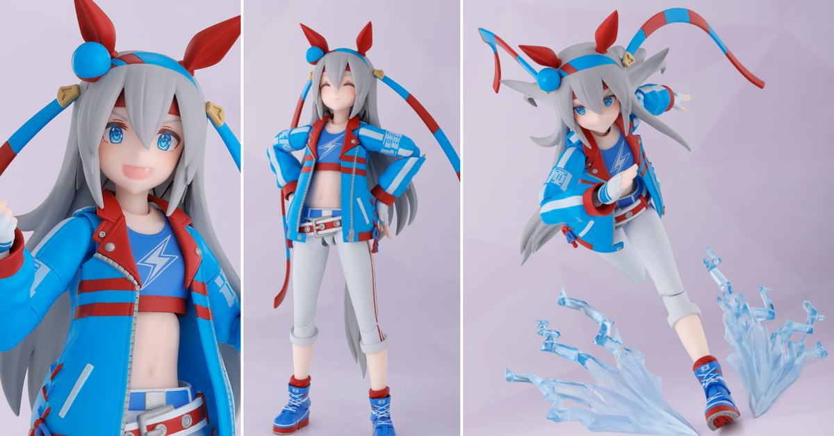 S.H.Figuarts《賽馬娘 Pretty Derby》玉藻十字 衝刺特效件再現最速白色閃電！