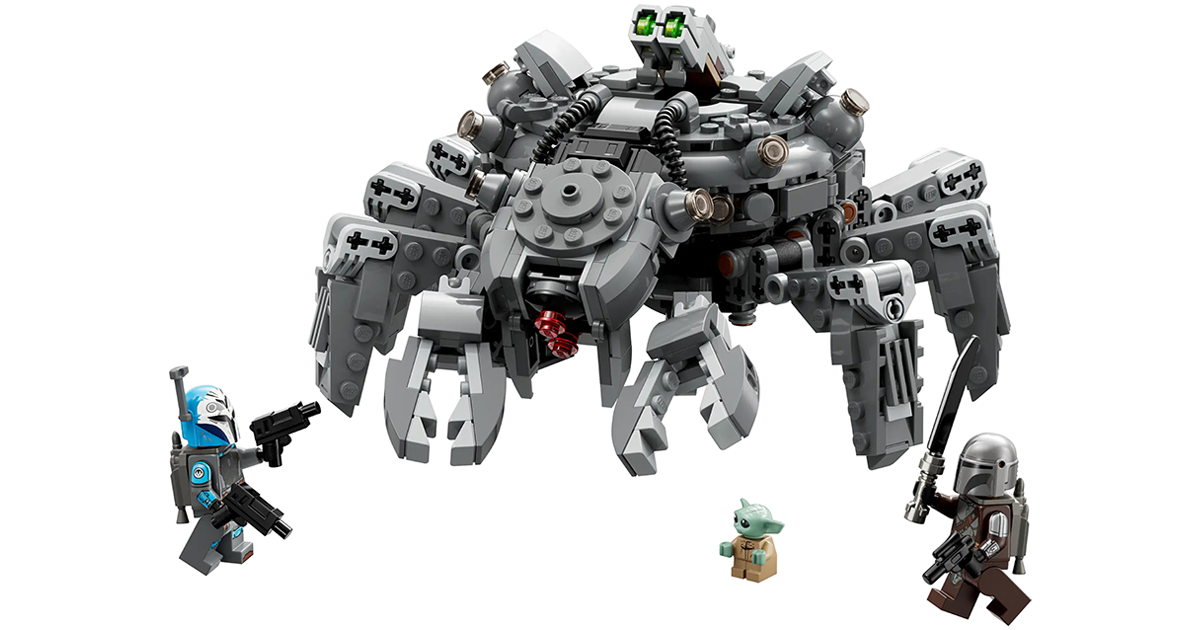 LEGO 75361『マンダロリアン』スパイダー・タンク（Spider Tank）砂地