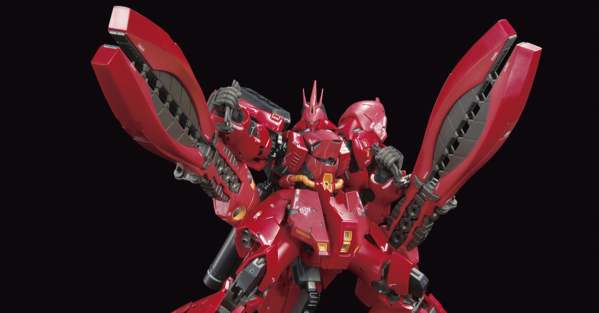 蝦螯般的新型武裝『RG 1/144 MSN-04FF 沙薩比』福岡立像特別影片登場新形態立體化！