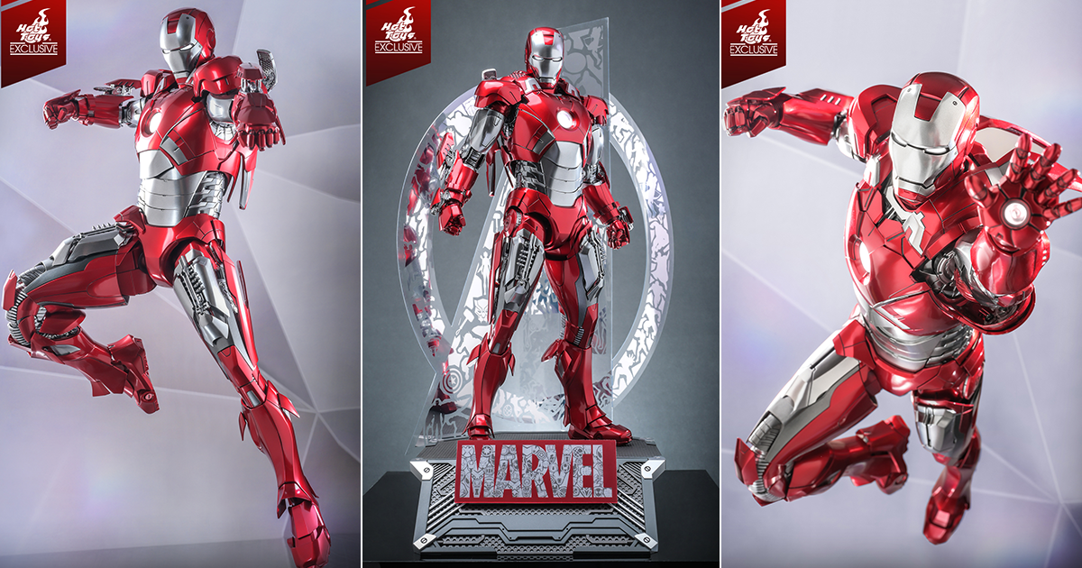 アイアンマン マークVII (D100バージョン) ホットトイズ Iron Man Mark VII (D100 Version) Sixth Scale Figure by Hot
