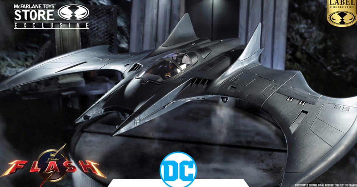 麥法蘭DC Multiverse《閃電俠》蝙蝠戰機 BATWING 金標載具 89公分重磅回歸！【McFarlane Toys限定】
