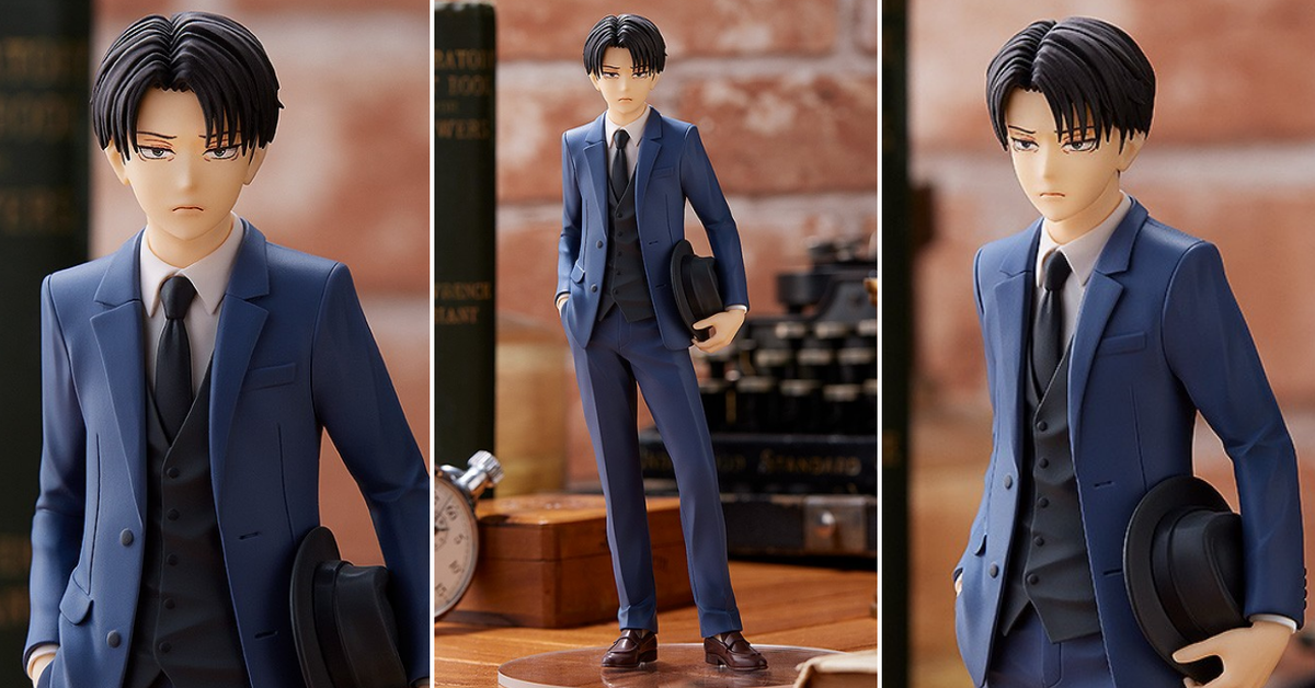 POP UP PARADE《進擊的巨人》里維 西裝ver. PVC 塗裝完成品 兵長來跟你拉保險了？